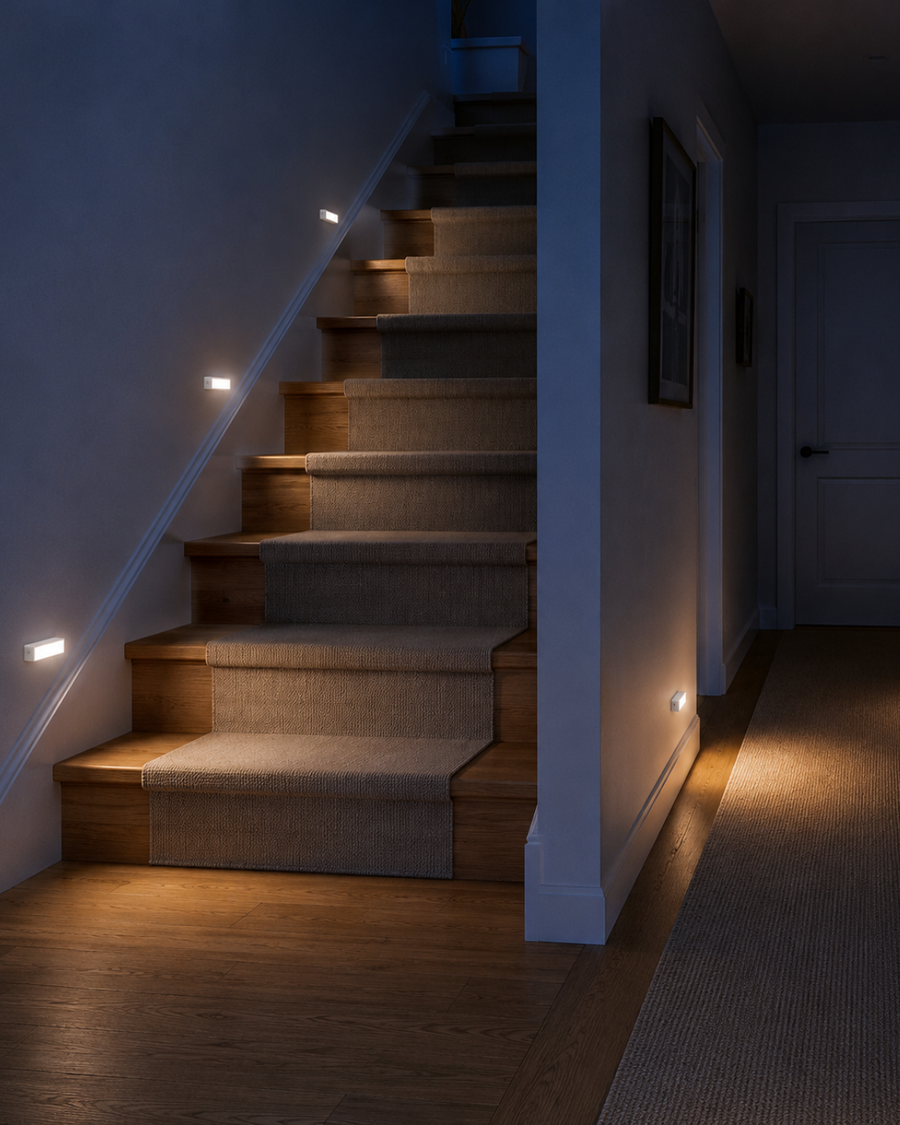 Stairs and hallways