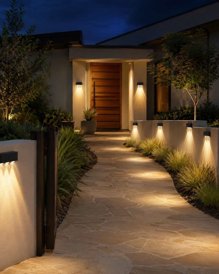 Paths and entrances